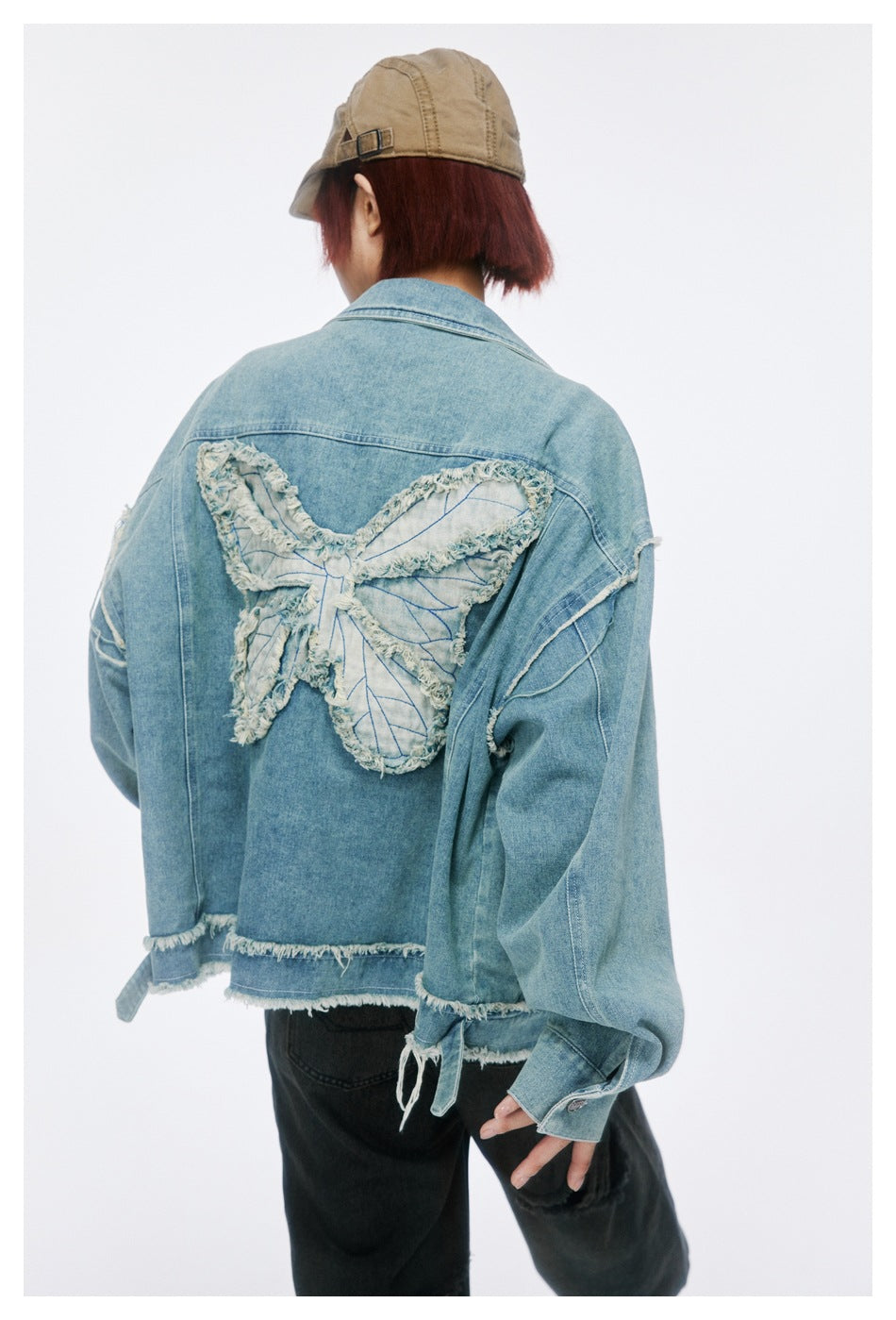 Butterfly denim jacket W120