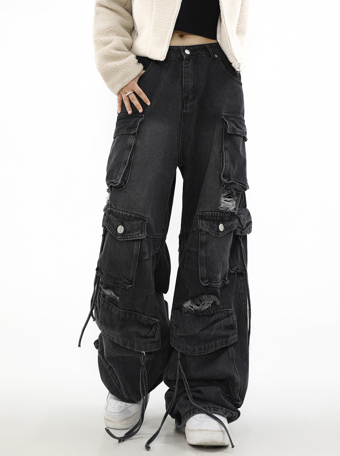 Cargo Denim Pants NA7012