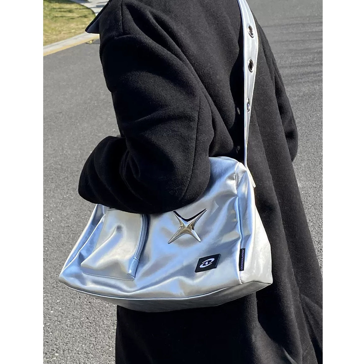 star double-strap shoulder bag BA014