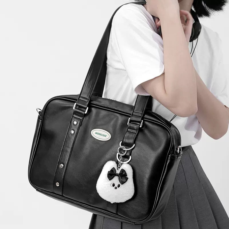 college style square shoulder tote bag BA013