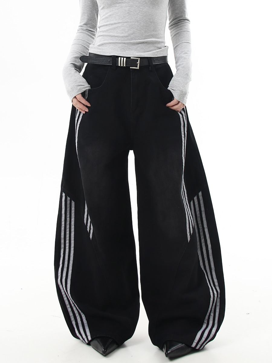 サイドステッチバレルデニム HG7201