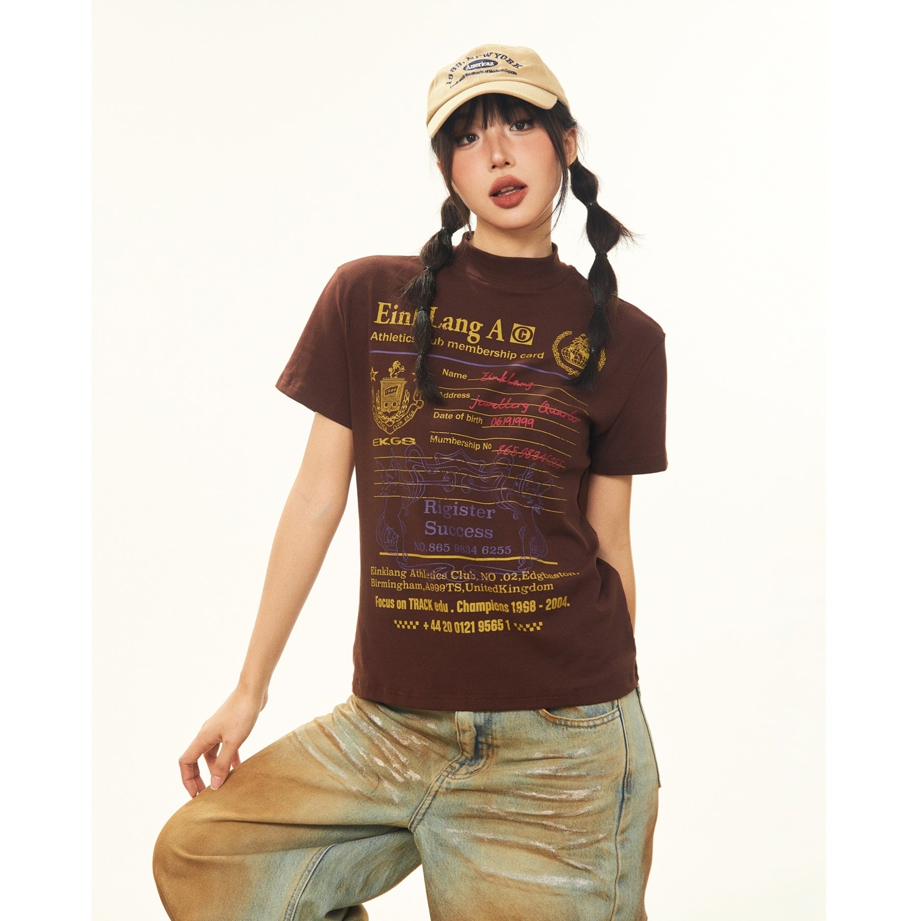 Vintage Monogram Print T-Shirt MW9231