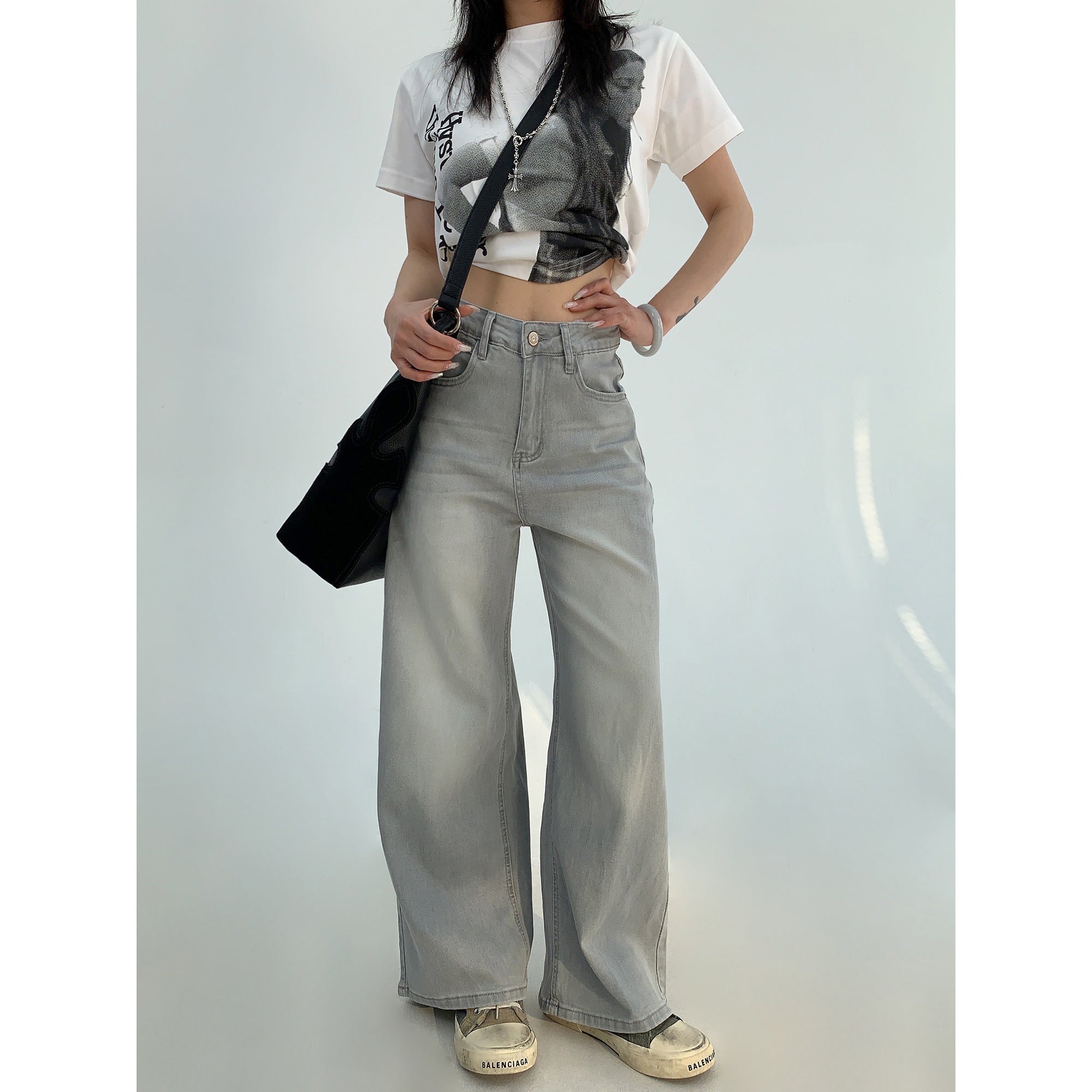 Washed Micro Stretch Denim Pants MW10033