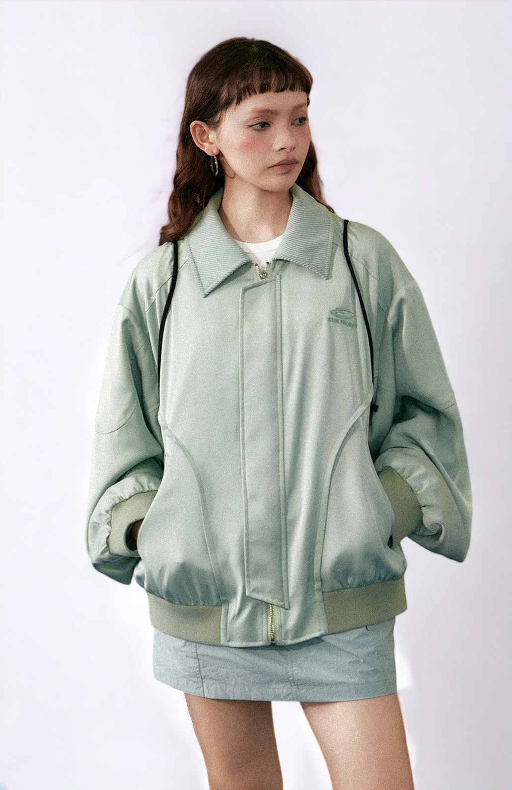 Mint blue Jacket EZ092