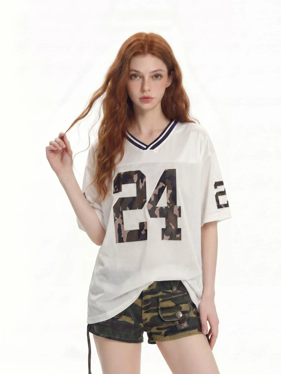 カモフラメッシュゲームTシャツ MW10403
