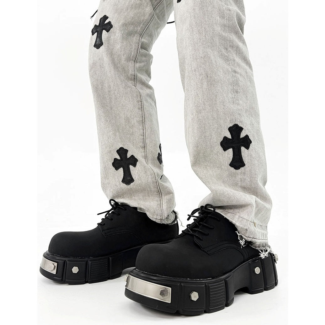 Iron Toe Highsole Shoes SH2006