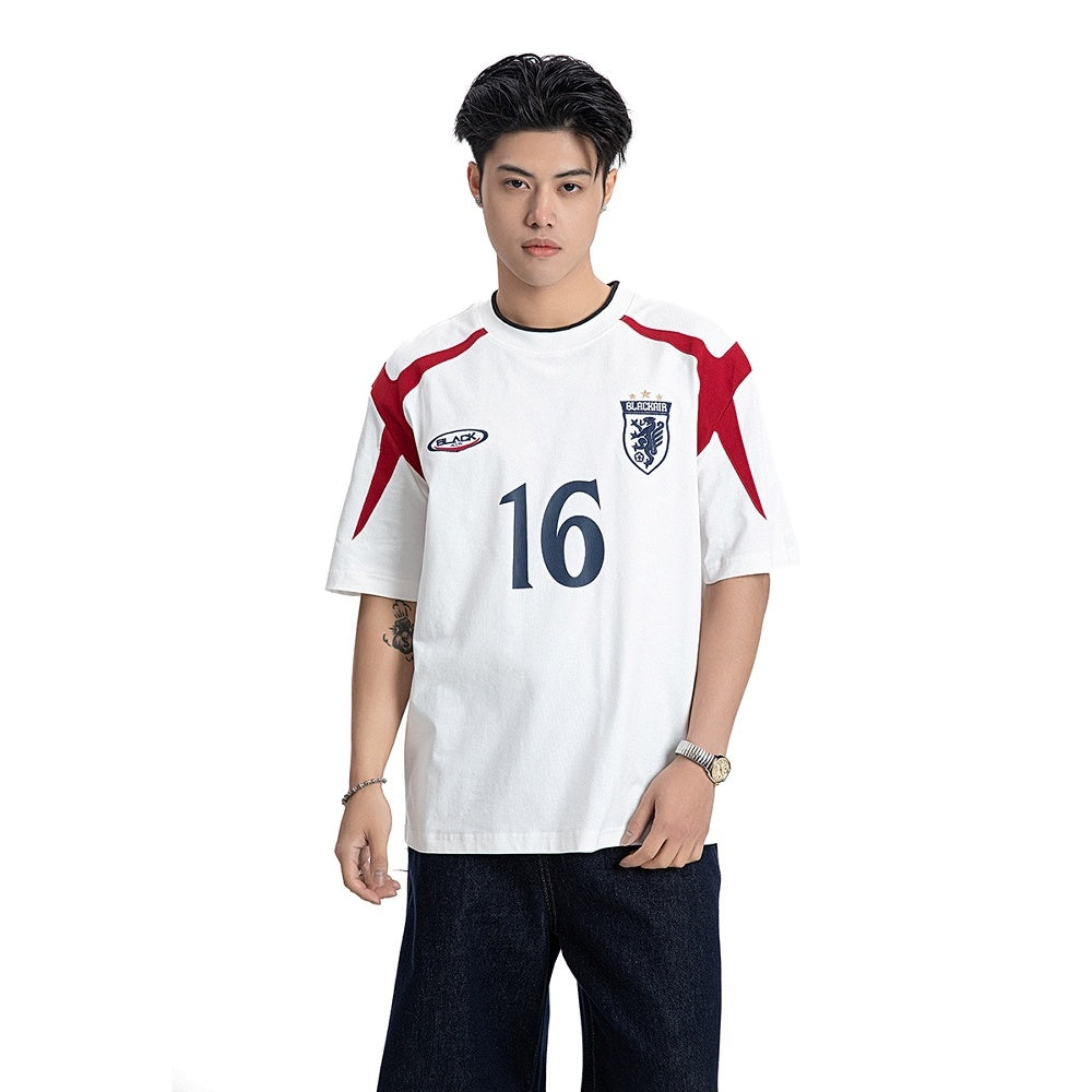 Vintage Badge Embroidered T-Shirt MW10056