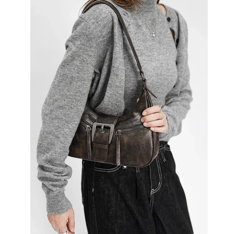 ヴィンテージバックルショルダーバッグ ZO1003