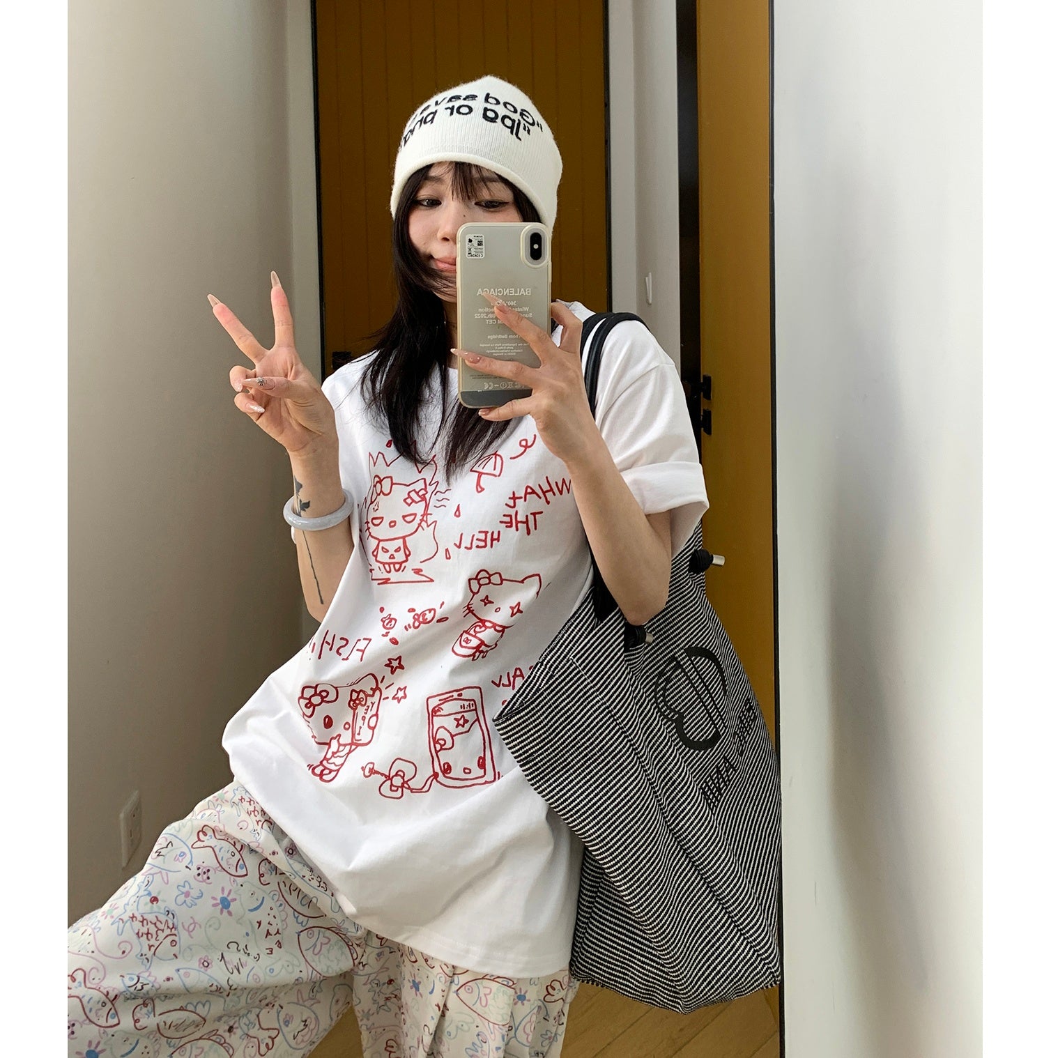 Cartoon Print T-Shirt MW10031