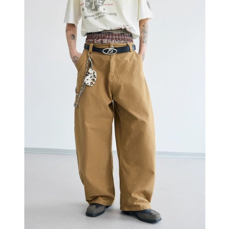 Basic Wide-Leg Scimitar Pants PS7017