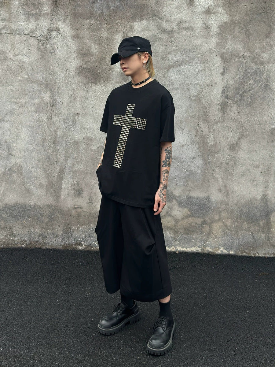 スタッズクロスTシャツ MW10408