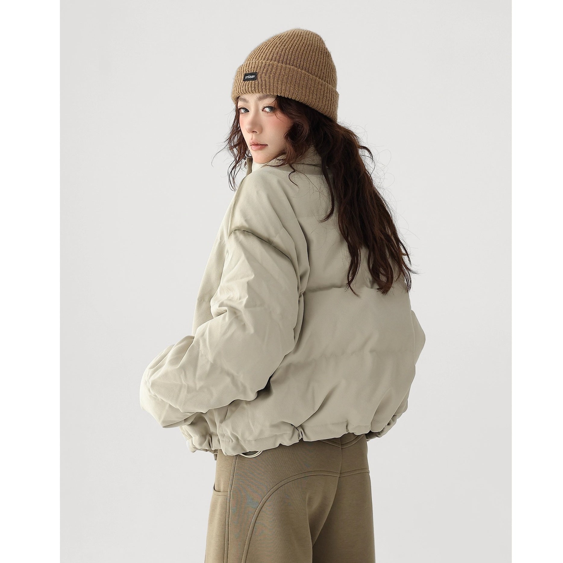 Stand Collar Short Down Jacket AC7016