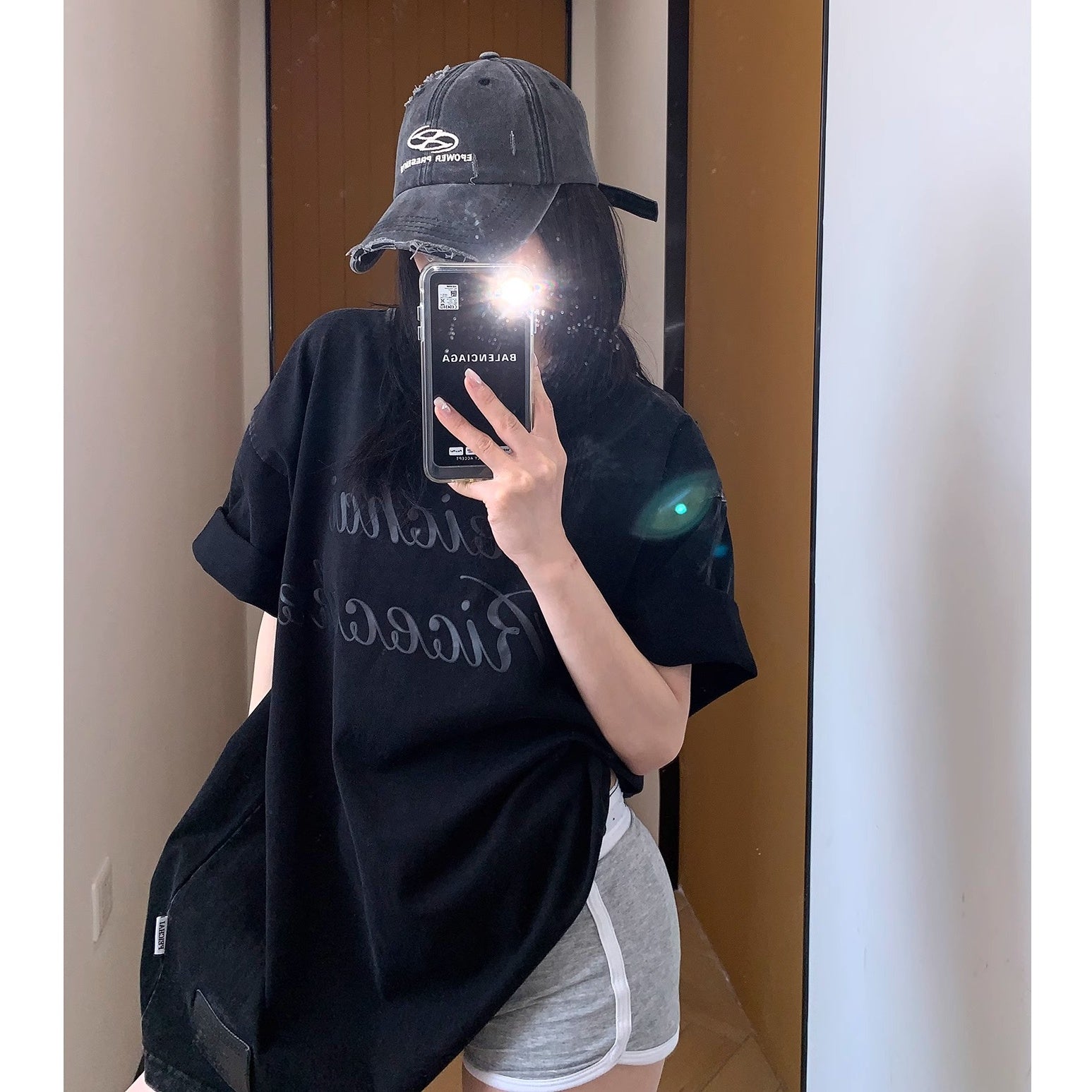 Heavy Industry Old Letter Print T-Shirt MW10181