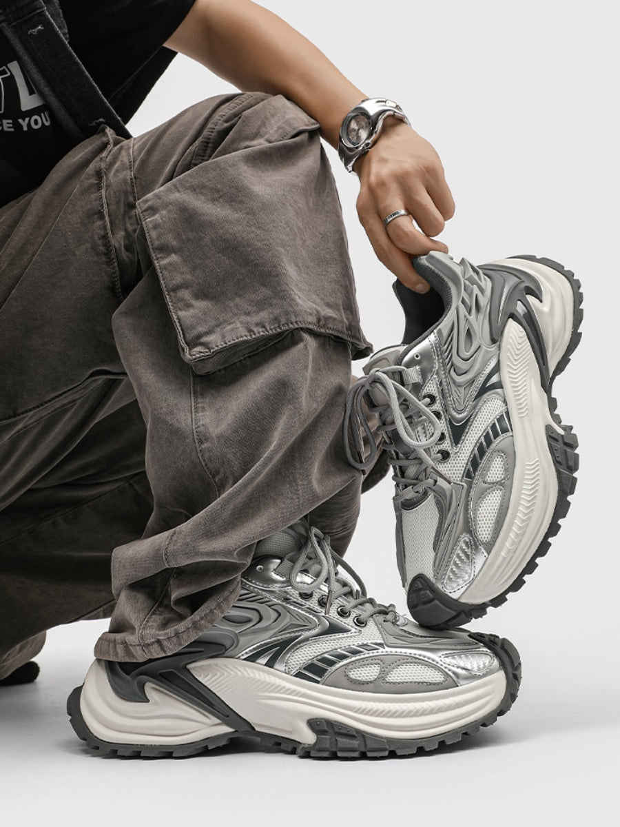 Rattle Snake Silver Dad Shoes MW10110