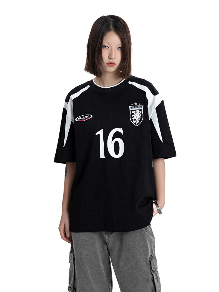 Vintage Badge Embroidered T-Shirt MW10056