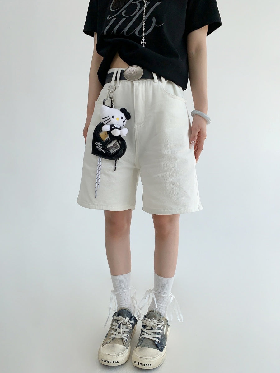 Simple Denim Short Pants MW10035