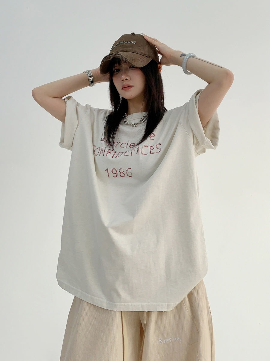 Vintage Taste Print T-Shirt MW10009