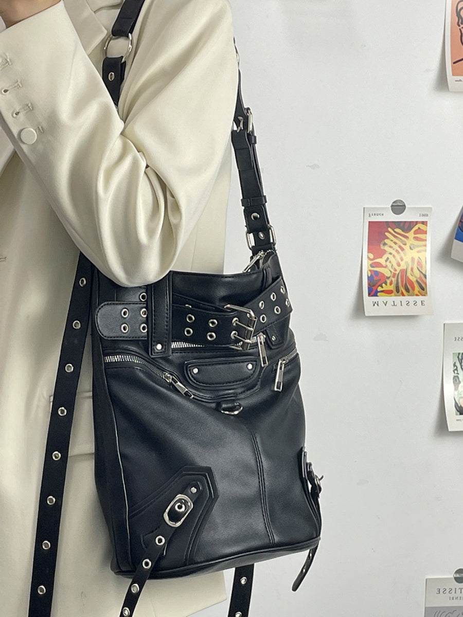 Rivet Heavy Industry One-Shoulder Bag BA020
