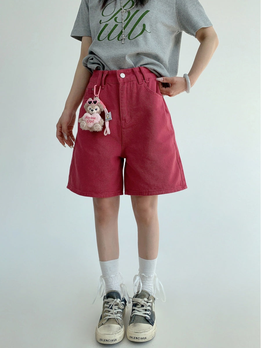Washed Distressed Denim Short Pants MW10019