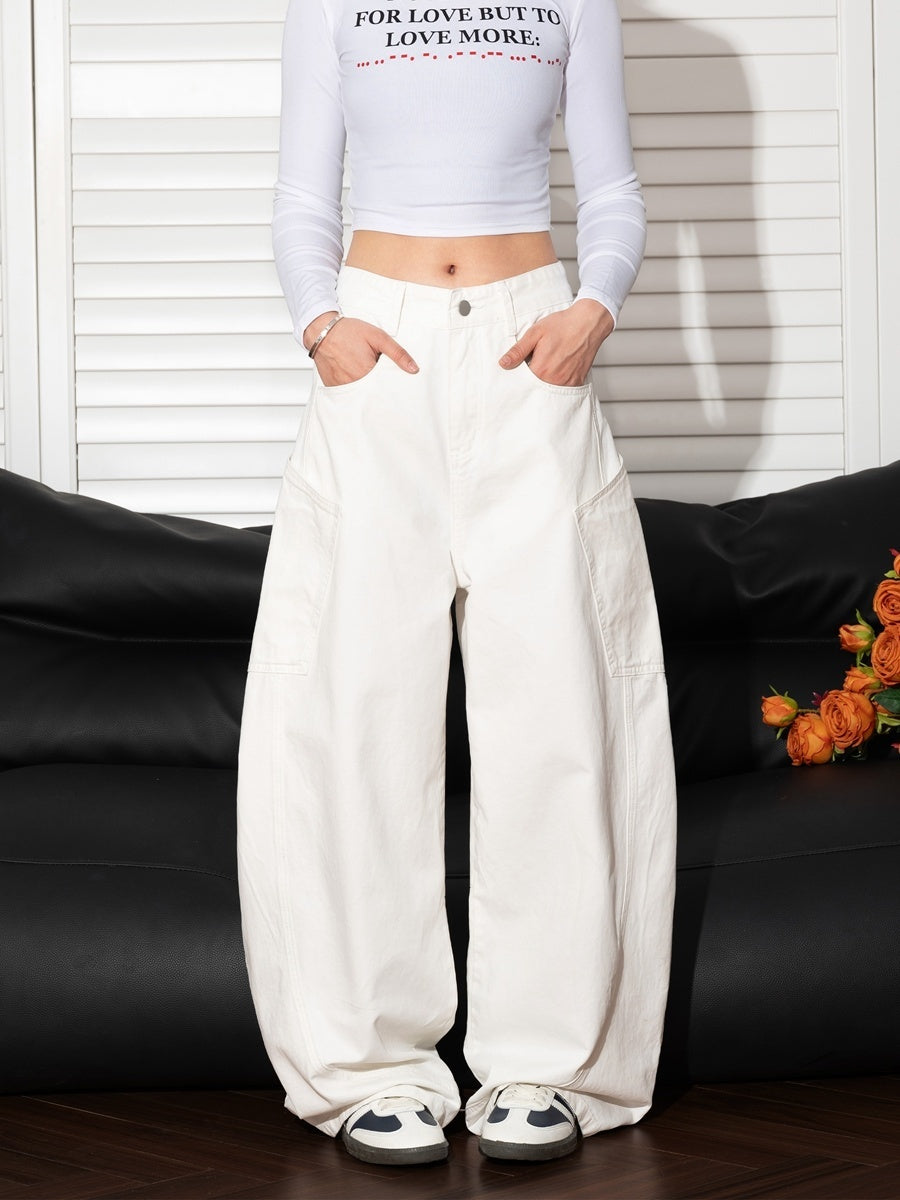 Work Pocket Wide Curve Pants BT7079