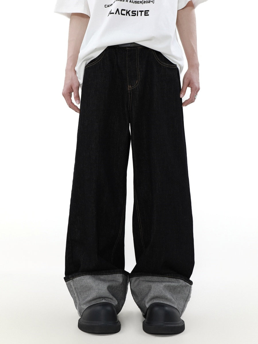 Loose Wide-leg Straight Jeans MW9033