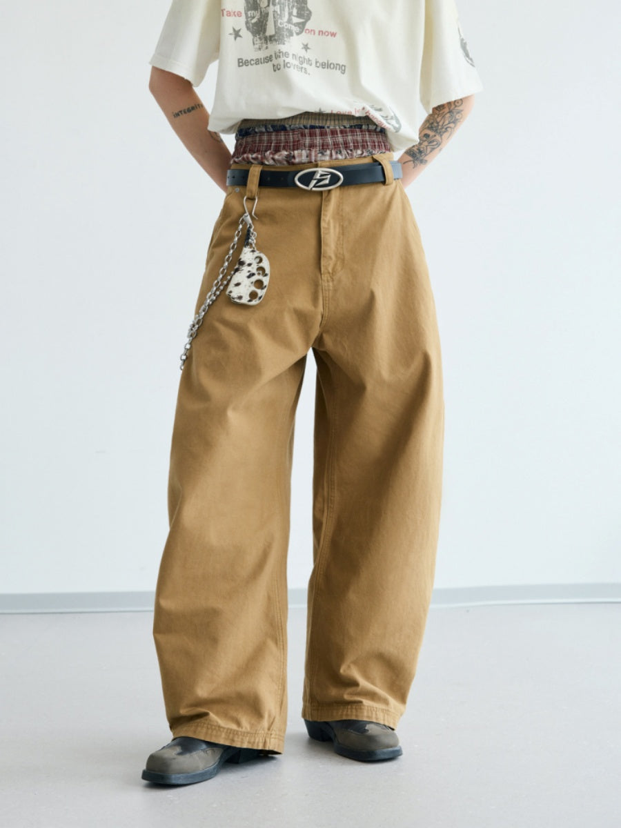 Basic Wide-Leg Scimitar Pants PS7017