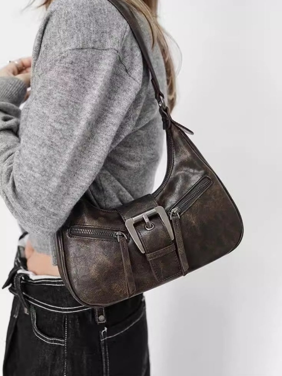 ヴィンテージバックルショルダーバッグ ZO1003