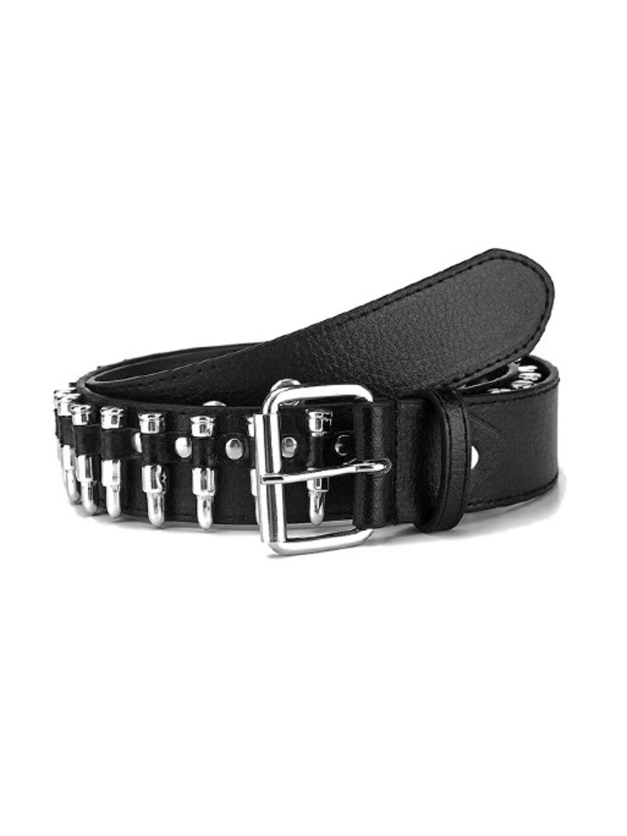 Metal Bullet Design Y2K Belt MW10207
