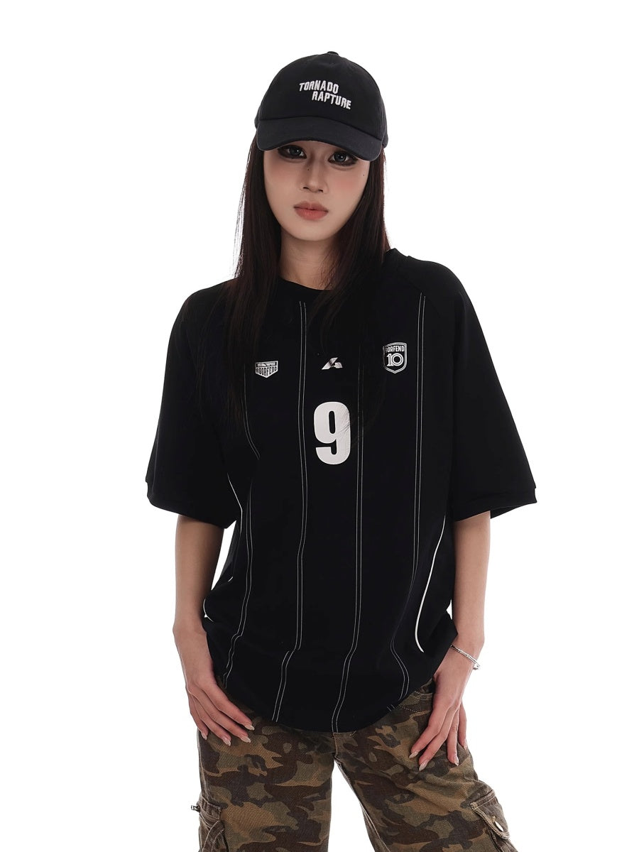 Sports Design Stripe T-shirt VI2004