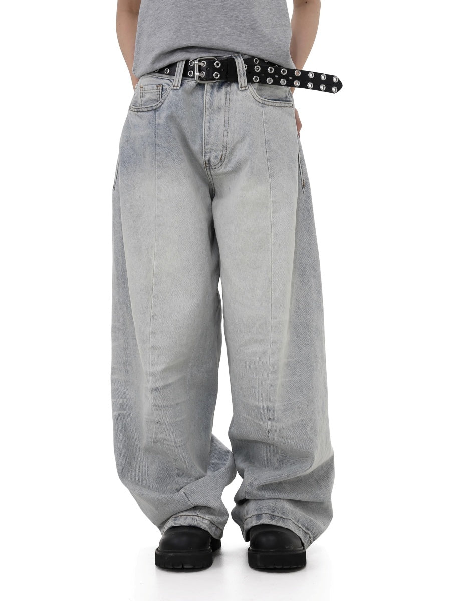 Damage Washed Scimitar Jeans GB7026