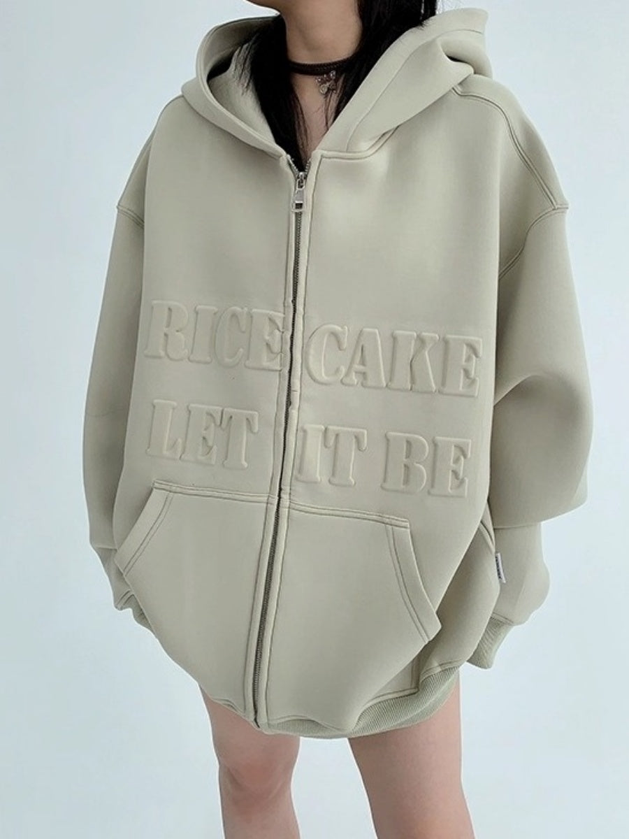 3D Steel Print Hooded Jacket OS2021