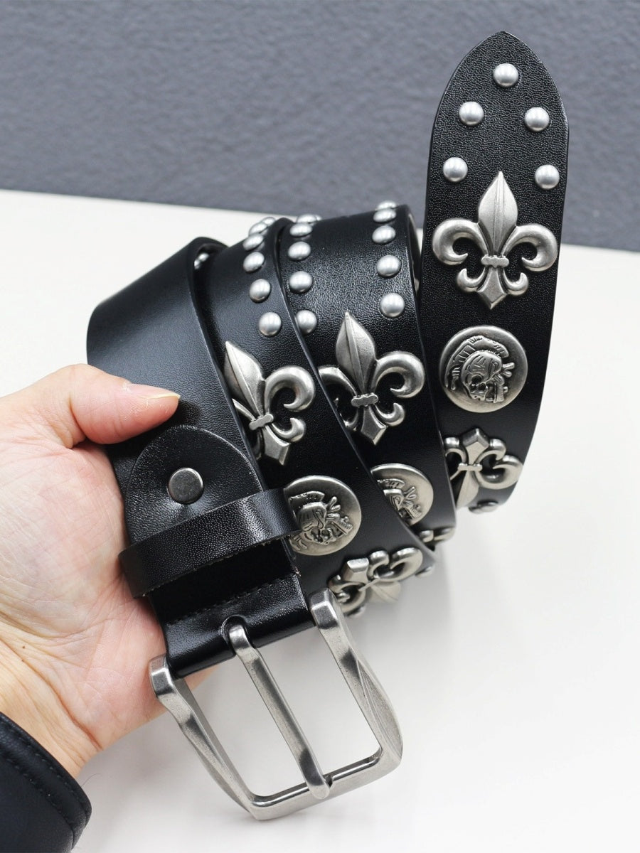 Skull Rivet Decorative Belt MW10208