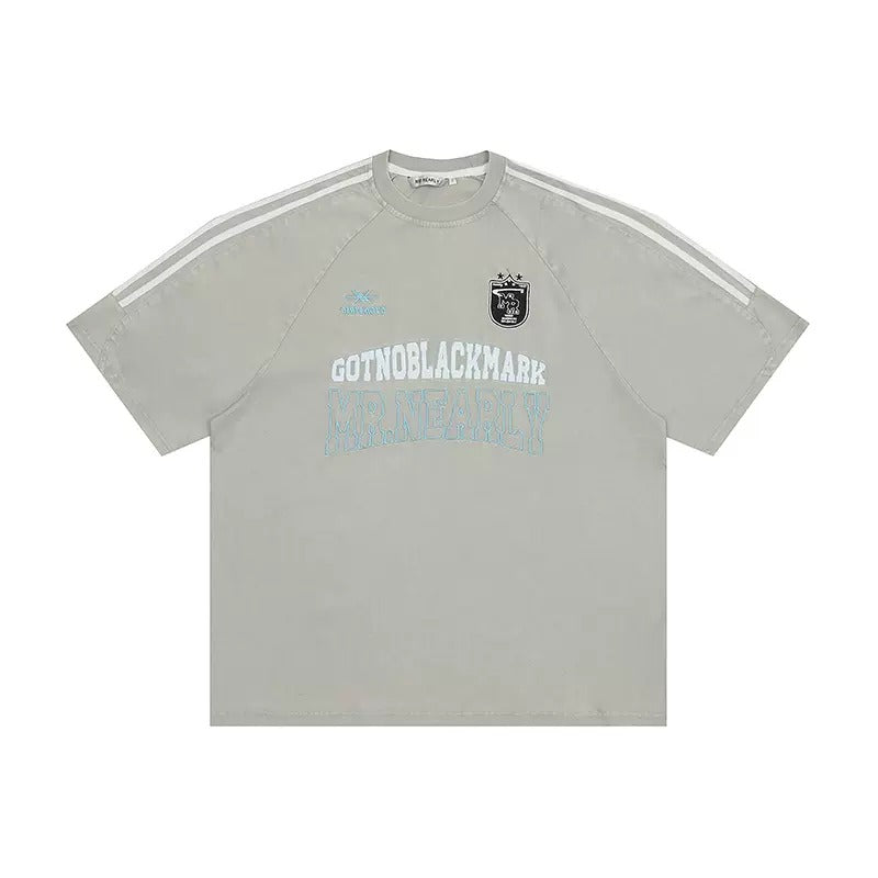 Sports Casual Raglan Sleeve T-shirt MR8007