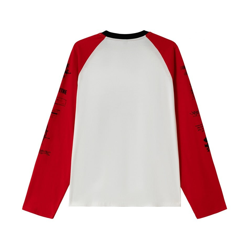 Print Ralan Sleeve Long T-Shirt MW10324