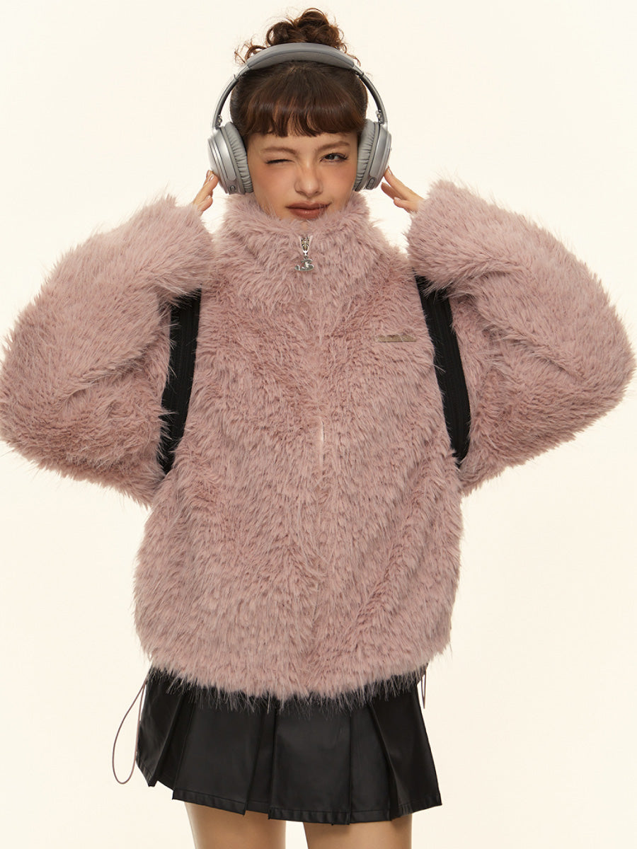 Rabbit fur jacket EZ059