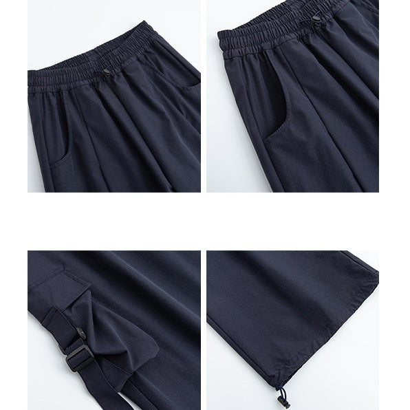 Loose Straight Cargo Pants H1232