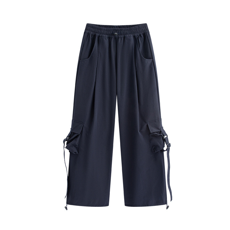Loose Straight Cargo Pants H1232