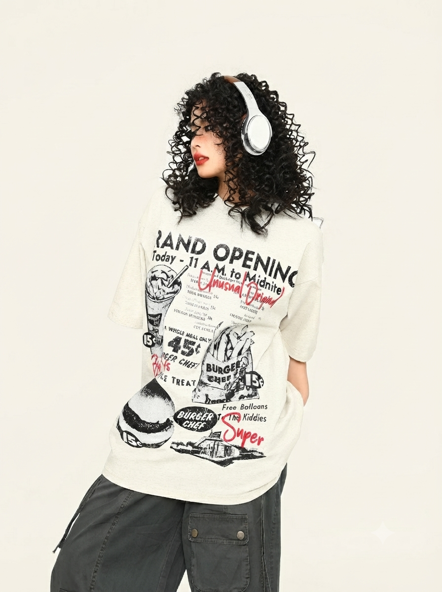 ヴィンテージダイナーグラフィックTシャツ MW10399