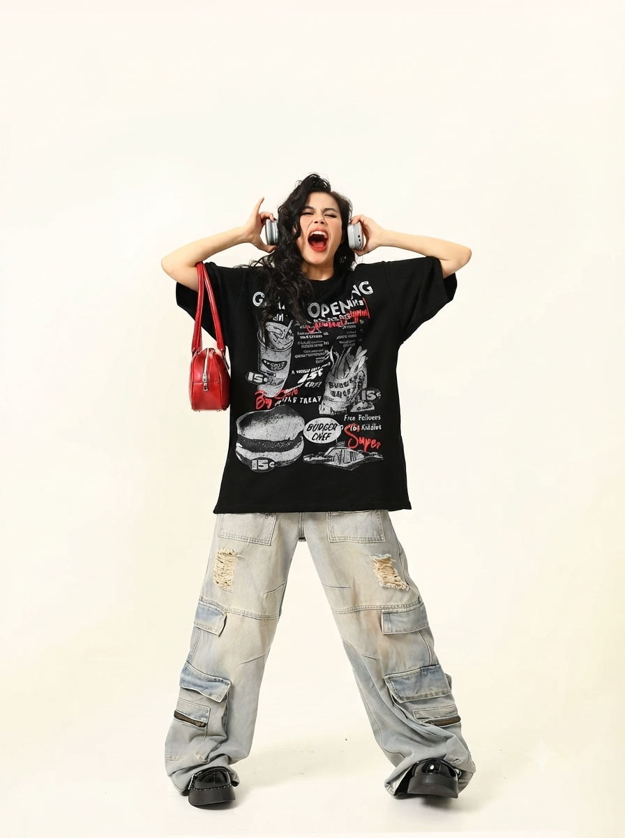 ヴィンテージダイナーグラフィックTシャツ MW10399