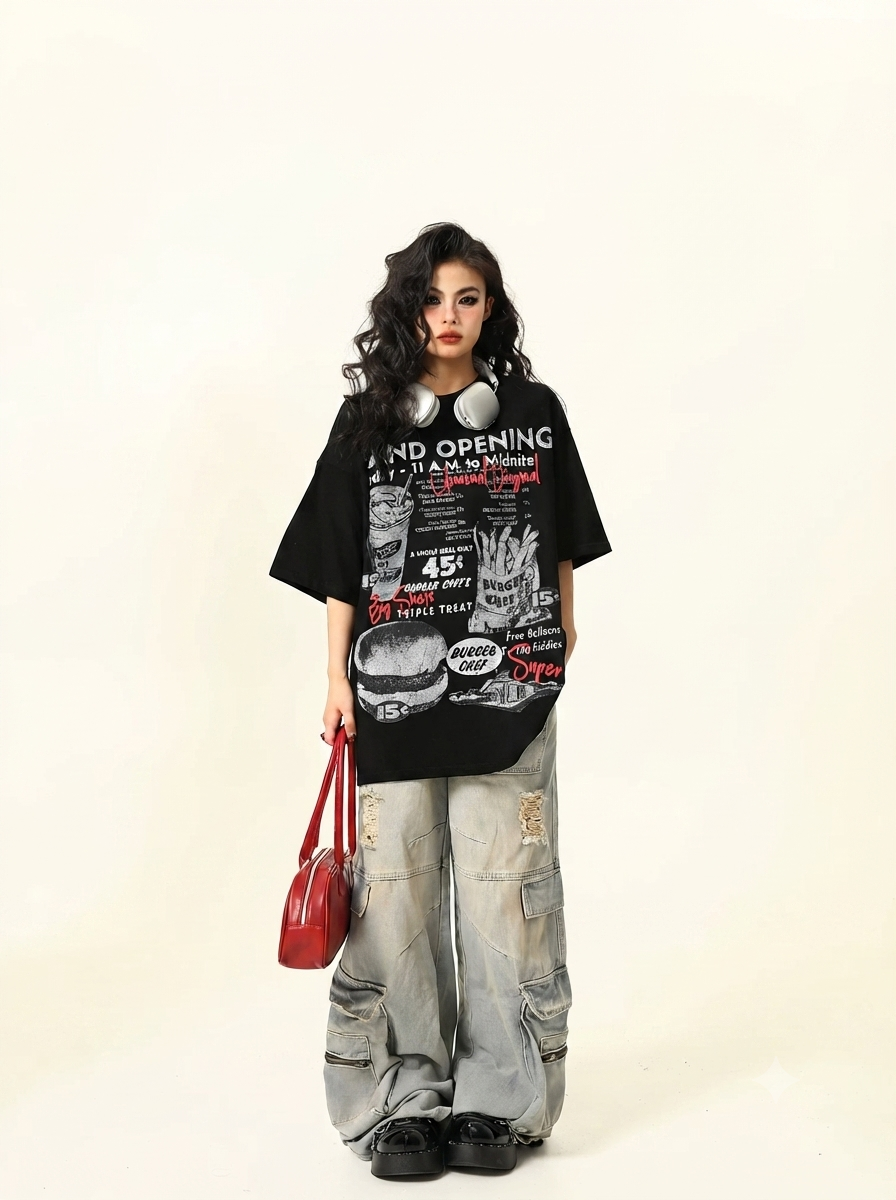 ヴィンテージダイナーグラフィックTシャツ MW10399