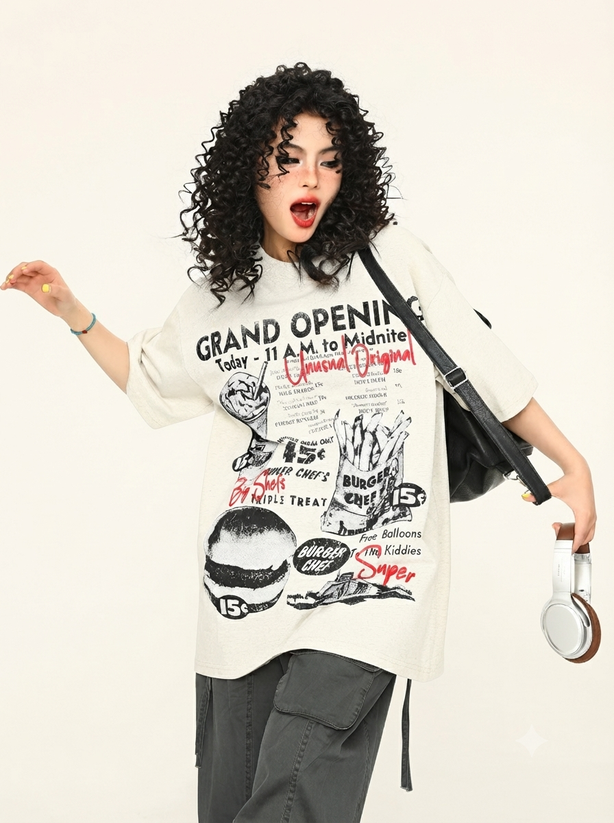 ヴィンテージダイナーグラフィックTシャツ MW10399