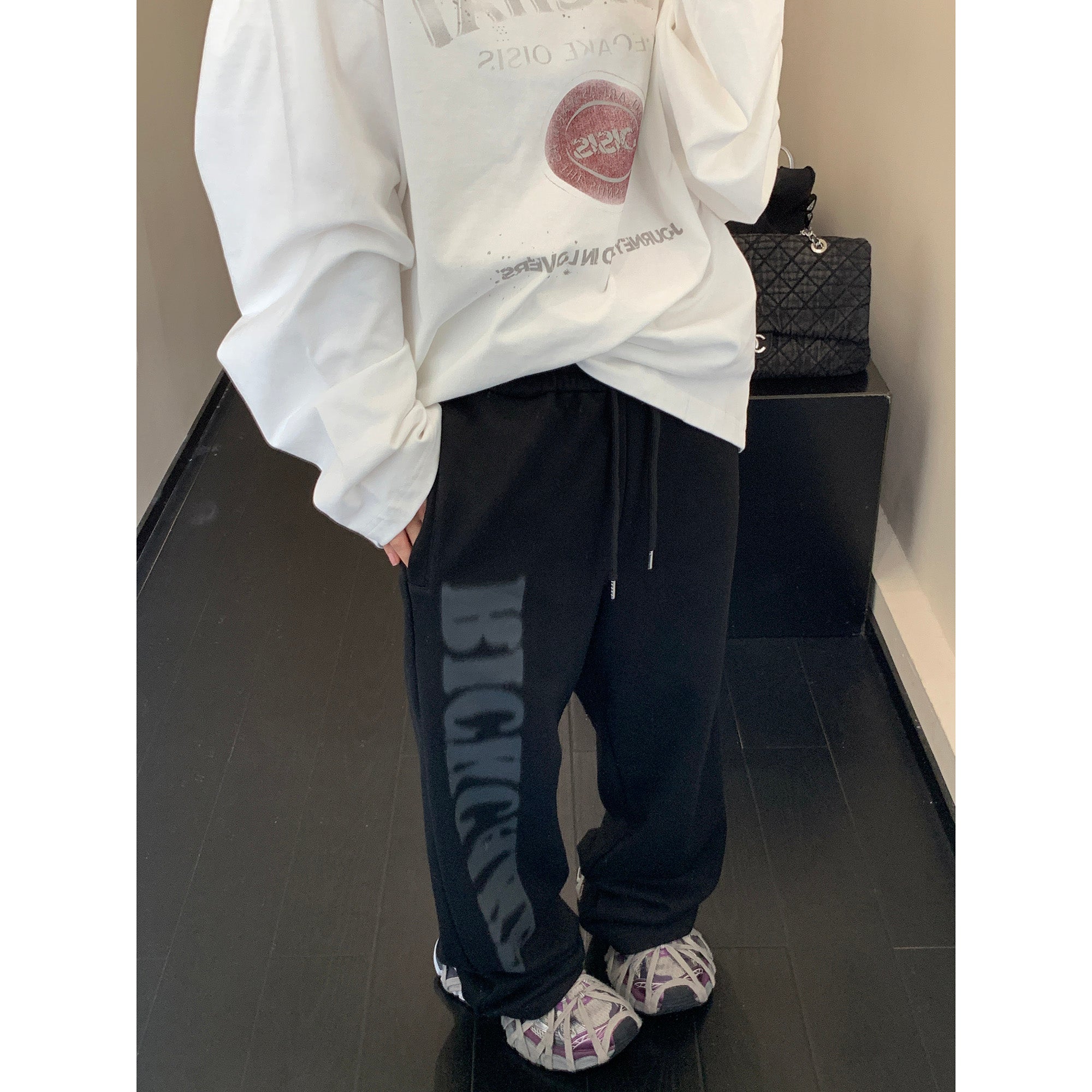 Big Logo Print Sweat Pants MW9773