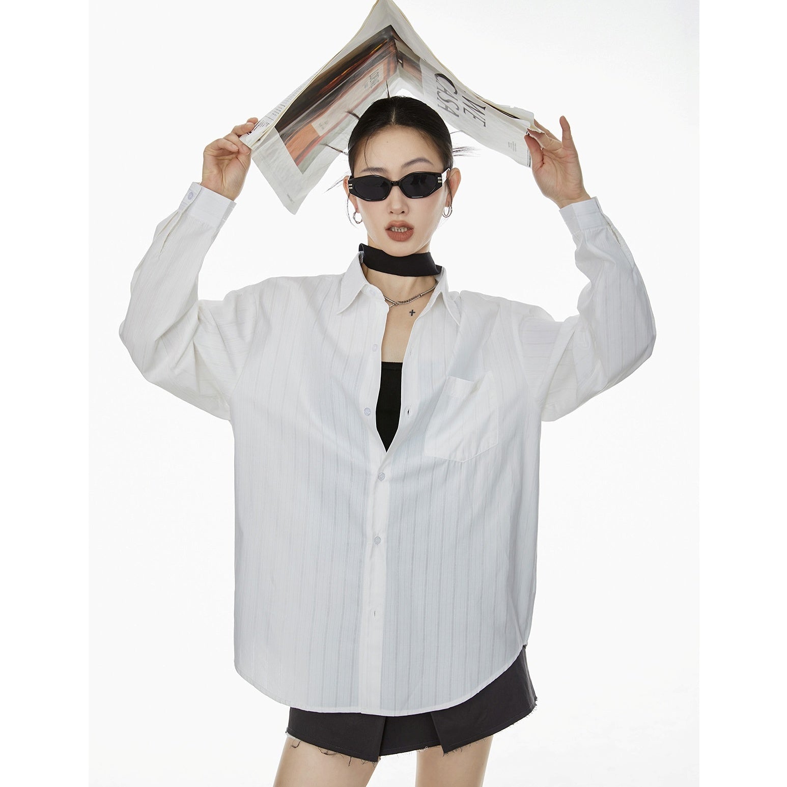 Striped Long Sleeve Shirt IC9032