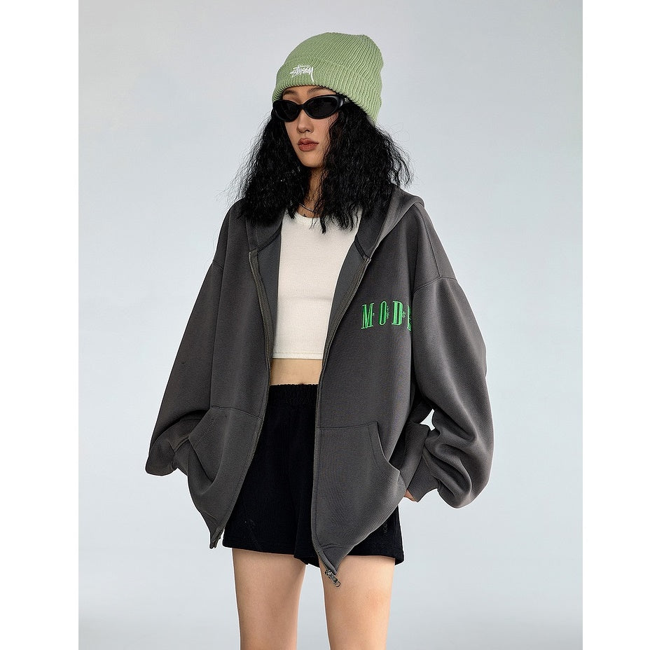 Heavyweight Graphic Logo OverSize Hooded Parka MW9321