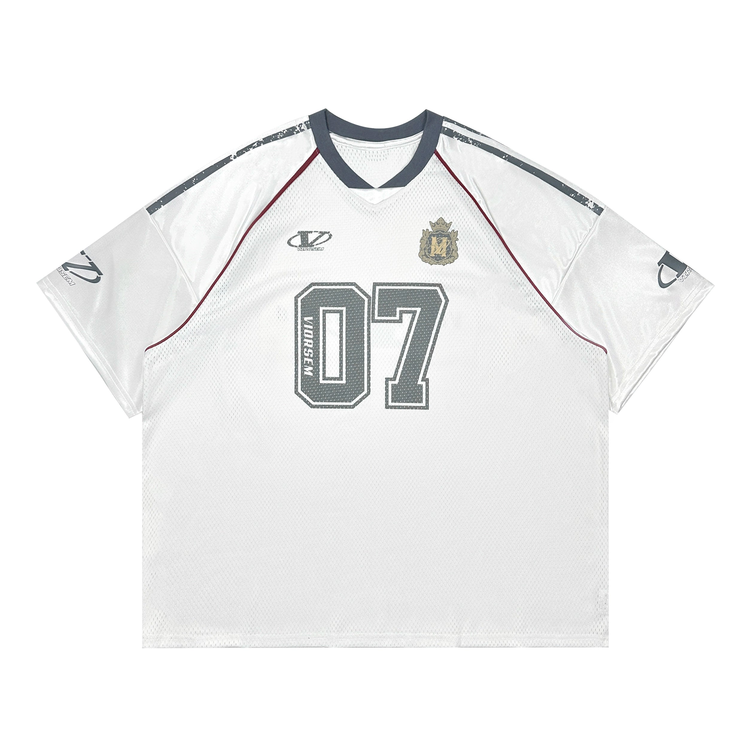 Football Jersey Design Mesh Switching T-shirt MW9270