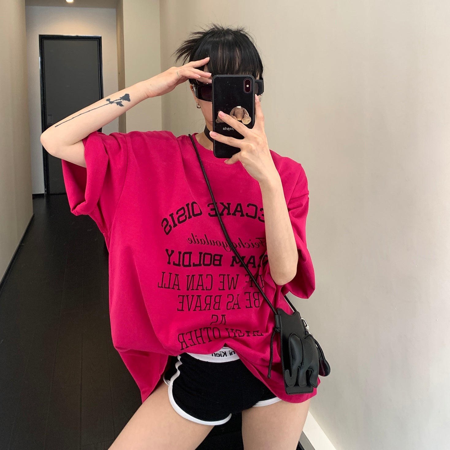 Casual Letter Print T-Shirt MW9176