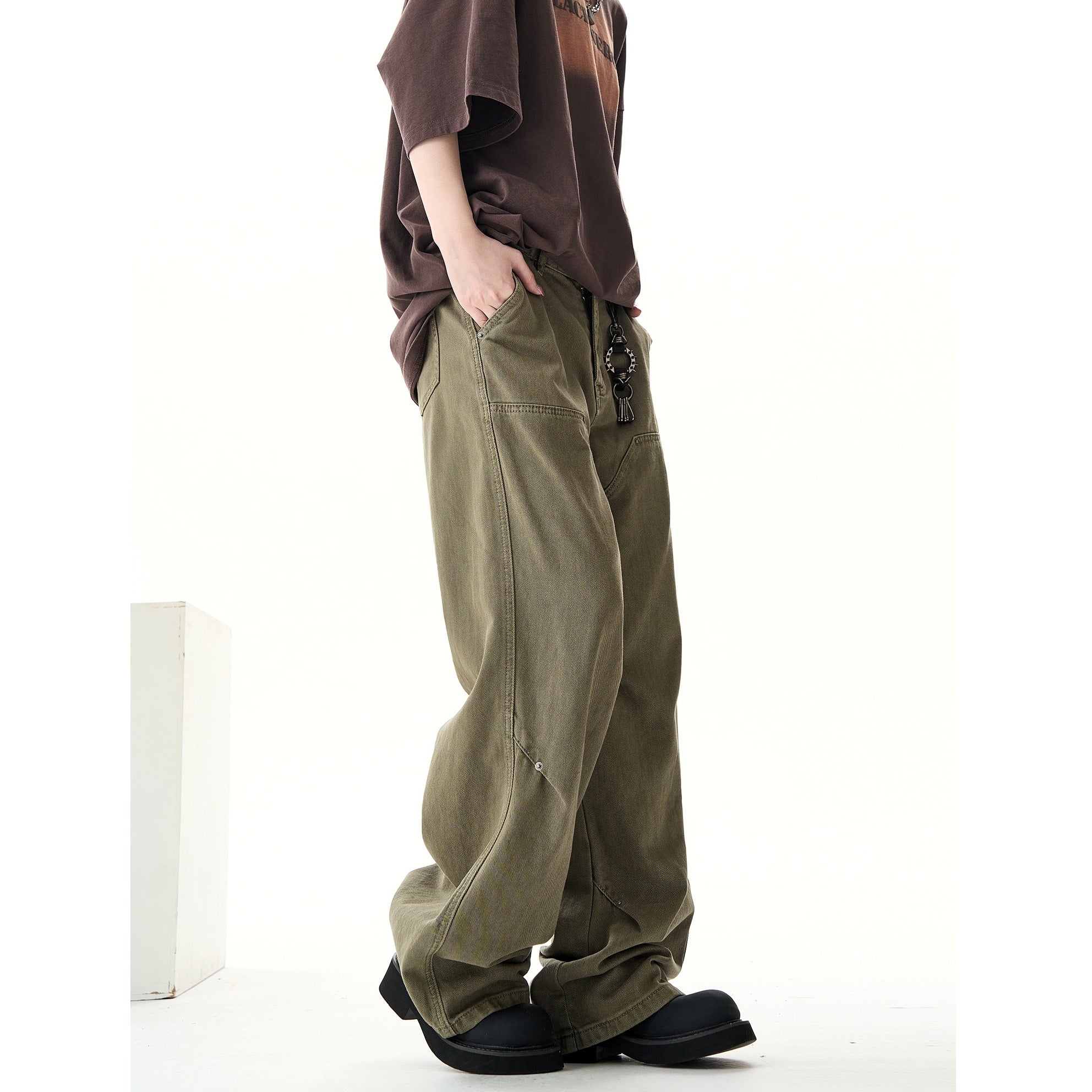 Micro Flare Casual Work Pants HG7142