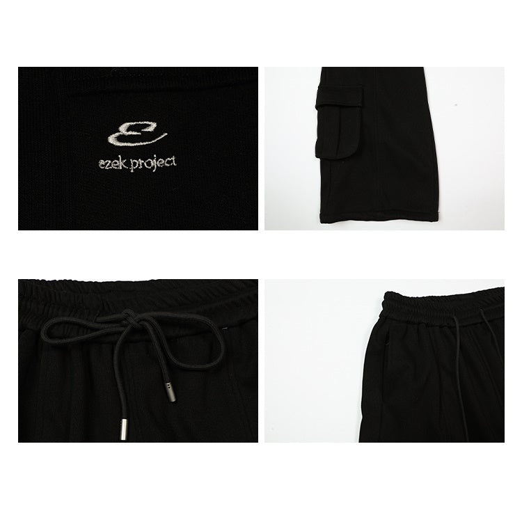 Loose Sports Style Cargo Sweat Pants EZ192