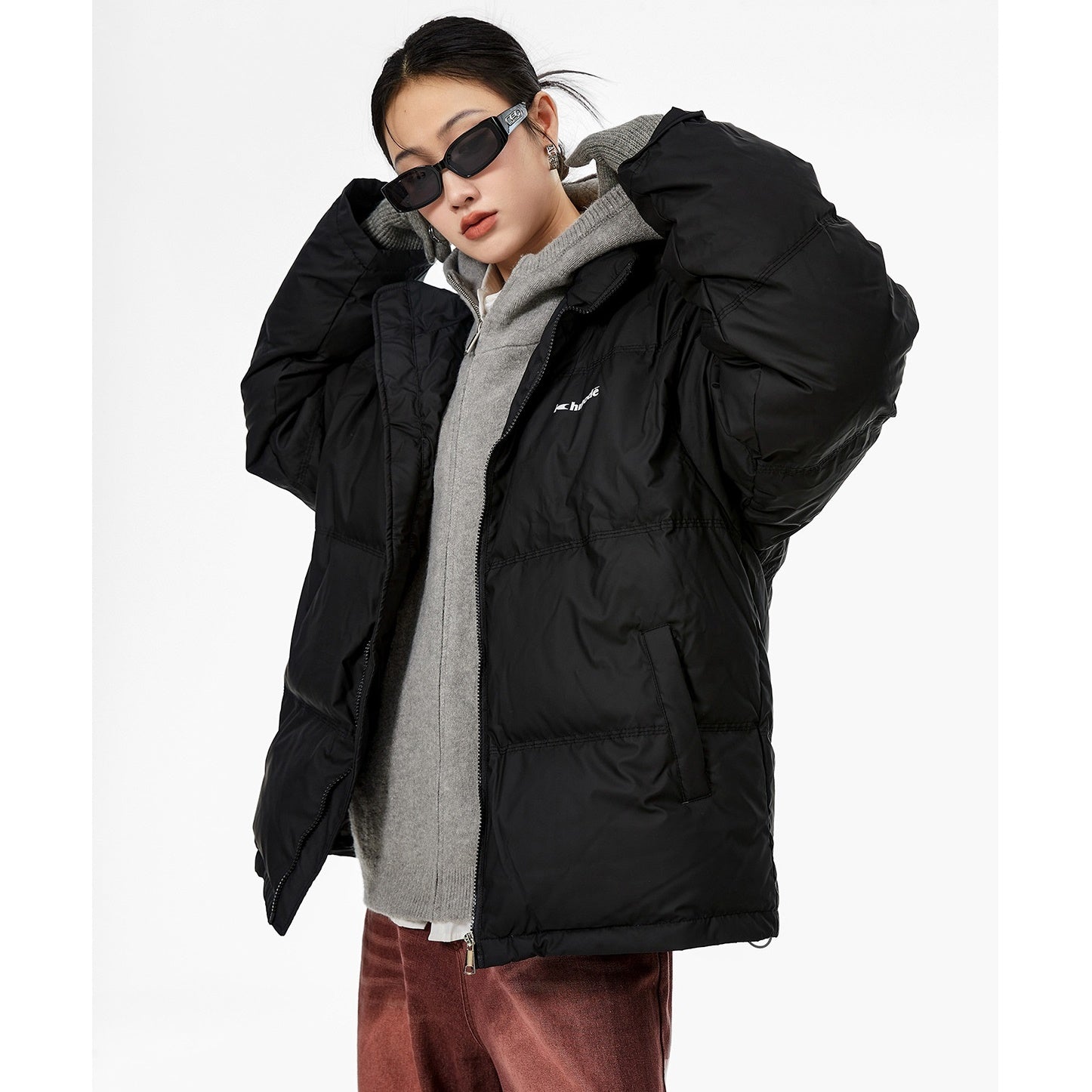 Stand Collar Light Down Jacket MW9664