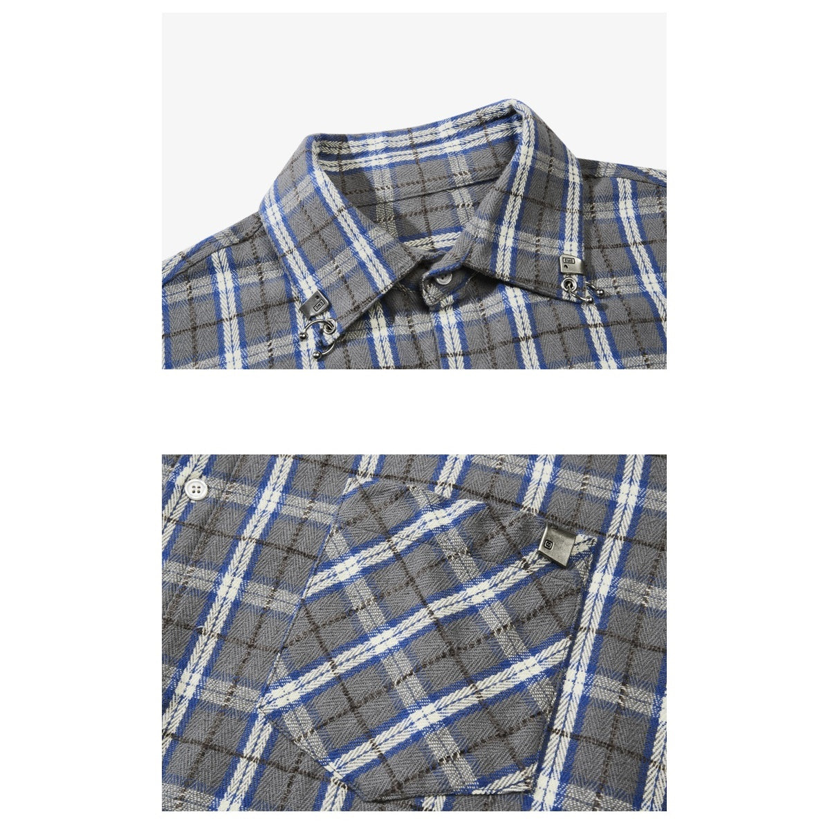 Vintage Plaid Short Sleeve Shirt MW9095